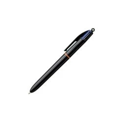 Nouveau 🎁 Stylo à Bille Stylo - 4 Couleurs - Pointe Moyenne - Bic - Corps Noir 🤩