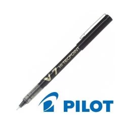 Budget ✨ Stylo Roller Gel Stylo Roller Hi-Tecpoint V7 Pointe Moyenne Noir Pilot ✔️