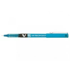 Nouveau ✨ Stylo Roller Gel Stylo Roller Hi-Tecpoint V5 Pointe Fine Turquoise Pilot ✨
