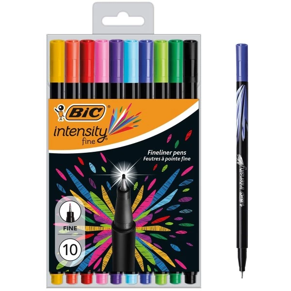 Coupon ⭐ Marqueur Calligraphie Feutres D'écriture Bic Intensity - Pointe Fine - 10 Pcs 🌟 3 Coupon ⭐ Marqueur Calligraphie Feutres D'écriture Bic Intensity - Pointe Fine - 10 Pcs 🌟