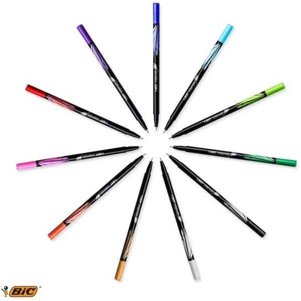 Coupon ⭐ Marqueur Calligraphie Feutres D'écriture Bic Intensity - Pointe Fine - 10 Pcs 🌟 4 Coupon ⭐ Marqueur Calligraphie Feutres D'écriture Bic Intensity - Pointe Fine - 10 Pcs 🌟 – Image 2