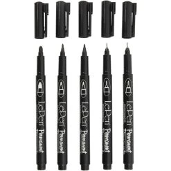 Top 10 🎁 Creativ Company Stylo Feutre Technique Assortiment De Feutres Permanents - Traits De 0,6 à 1,3 Mm - 5 Feutres 🎁