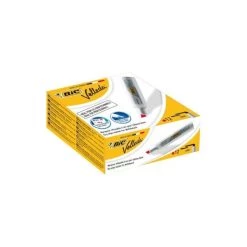 Bon marché ⭐ Stylo Feutre Technique BIC Velleda Boite De 12 Feutres Effaçable à Sec Rouge 🔔