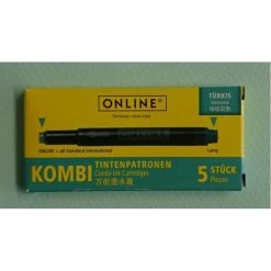 De gros 🎉 Cartouches Et Recharges Cartouches Turquoise Kombi ONLINE 🥰 -Stylo Soldes unnamed file 1258