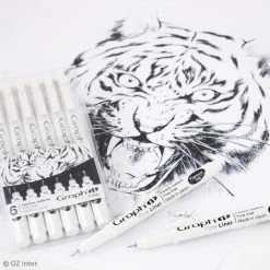 Meilleur prix ✨ Stylo Feutre Technique Pochette De 6 Feutres Noirs à Pointe Fine - Graph'it Fine Liner 🥰 -Stylo Soldes unnamed file 134