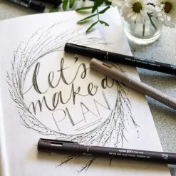 Coupon 🤩 Stylo Feutre Technique Feutre Technique Uni Pin - Pointe Brush 0,02 Mm - Noir 👍 -Stylo Soldes unnamed file 150