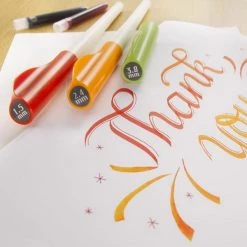 Grosses soldes ❤️ Stylo Plume Pour Calligraphie - Parallel Pen Pilot - Orange - 2,4 Mm 😉 -Stylo Soldes unnamed file 172