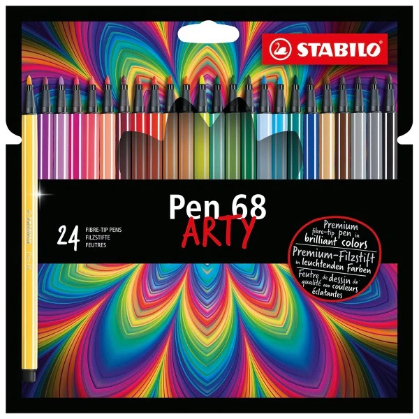Acheter 😀 Marqueur Calligraphie Feutres Stabilo Pen 68 Arty - 24 Pcs 🌟 2 Acheter 😀 Marqueur Calligraphie Feutres Stabilo Pen 68 Arty - 24 Pcs 🌟