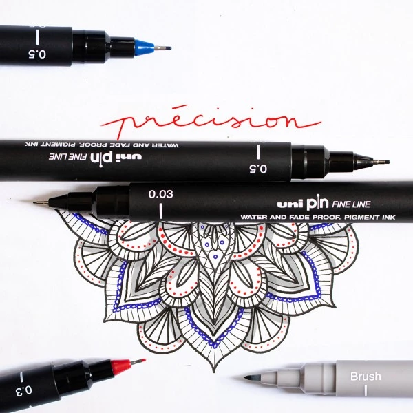 Meilleure affaire ✔️ Stylo Feutre Technique Feutre Technique Uni Pin - Pointe Calibrée 0,5 Mm - Gris Foncé 🤩 5 Meilleure affaire ✔️ Stylo Feutre Technique Feutre Technique Uni Pin - Pointe Calibrée 0,5 Mm - Gris Foncé 🤩 – Image 3