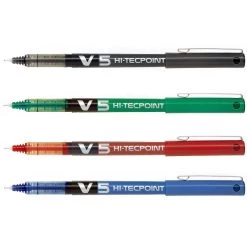 Nouveau 🎁 Stylo à Bille Stylo Roller Hi-Tecpoint V5 Pilot - Pointe Fine - Plusieurs Coloris Disponibles 💯