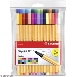 Top 10 🔔 Marqueur Calligraphie Stabilo Point 88 - Pochette De 30 Feutres Dont 5 Fluos Neon 🤩