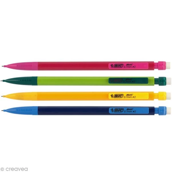 Promo 🌟 Crayon Porte-mine Crayon Critérium Bic - Matic Fun - HB 0,7 Mm 🌟 4 Promo 🌟 Crayon Porte-mine Crayon Critérium Bic - Matic Fun - HB 0,7 Mm 🌟 – Image 2