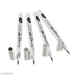 Grosses soldes 😍 Stylo Feutre Technique GRAPH'IT Brush Liner - Feutre Pinceau à Encre Pigmentée 👏