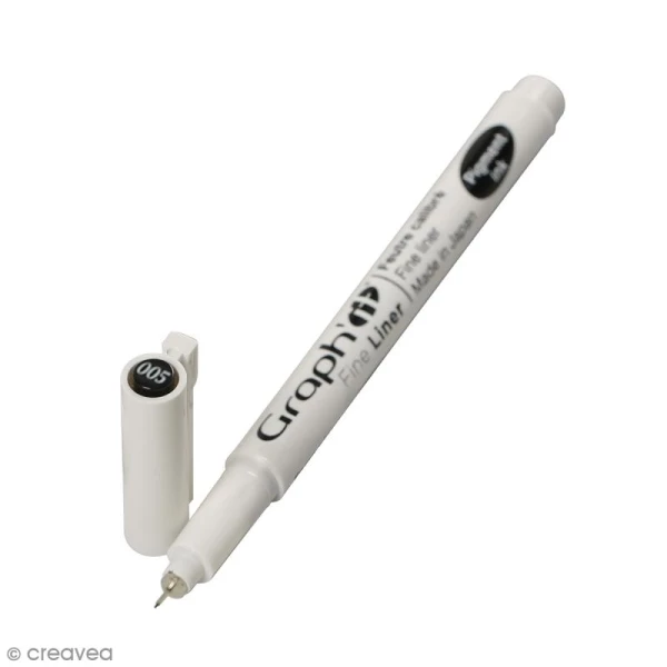 Nouveau 🥰 Stylo Feutre Technique Feutre Fin à Encre Pigmentée - 005 Noir - Graph'it Fine Liner ⌛ 3 Nouveau 🥰 Stylo Feutre Technique Feutre Fin à Encre Pigmentée - 005 Noir - Graph'it Fine Liner ⌛