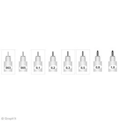 Grosses soldes ✨ Stylo Feutre Technique Pochette De 4 Feutres Fins Noirs - Graph'it Fine Liner 🤩 -Stylo Soldes unnamed file 411