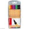 Tout neuf 😀 Marqueur Calligraphie Stabilo Point 88 - Pochette De 10 Stylos Feutres Assortis 🤩