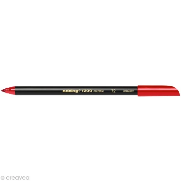 Bon marché 😉 Feutre Scrap Feutre Coloriage Edding 1200 Rouge Métallisé 1-3 Mm 🔥 3 Bon marché 😉 Feutre Scrap Feutre Coloriage Edding 1200 Rouge Métallisé 1-3 Mm 🔥