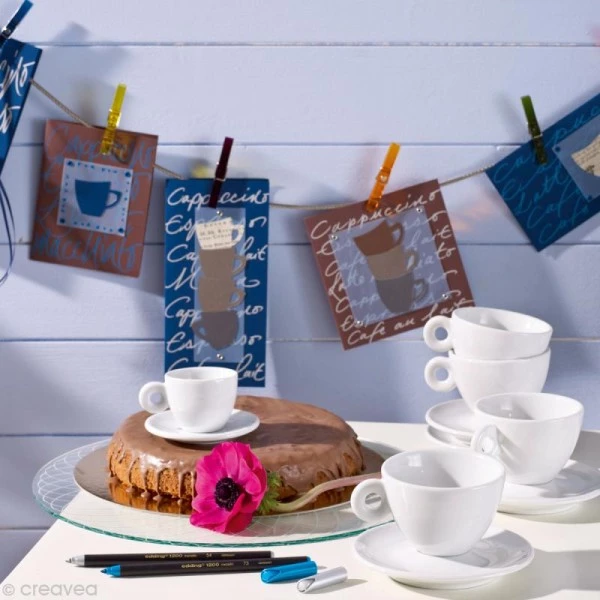 Bon marché 😉 Feutre Scrap Feutre Coloriage Edding 1200 Rouge Métallisé 1-3 Mm 🔥 5 Bon marché 😉 Feutre Scrap Feutre Coloriage Edding 1200 Rouge Métallisé 1-3 Mm 🔥 – Image 3