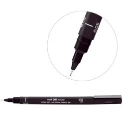 Tout neuf 🧨 UNI Stylo Feutre Technique Pointe Calibrée 0,05 Mm ⭐