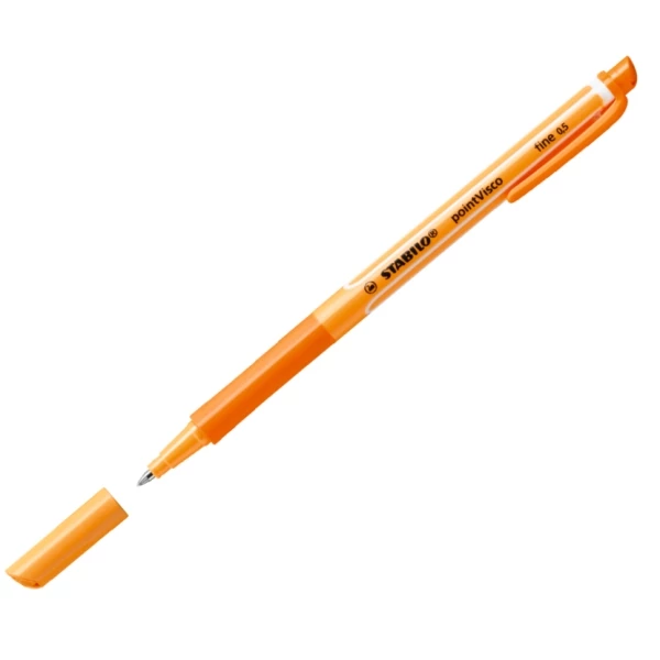 Offres 👏 Stylo Roller Gel Roller à Encre Gel "PointVisco" - Orange - Stabilo 👏 3 Offres 👏 Stylo Roller Gel Roller à Encre Gel "PointVisco" - Orange - Stabilo 👏