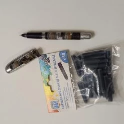 Acheter 🌟 ONLINE Stylo Roller à Cartouche D'encre Collège Pour Droitiers Ou Gauchers Camouflage 🌟