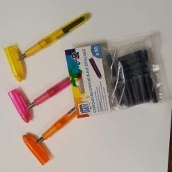 Coupon 🎁 JPC Stylo Plume Lot De 3 Stylos Plume Scolaire JPV Et 30 Cartouches Bleues 🎉