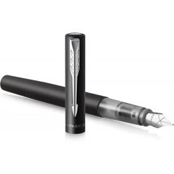 Promo 🌟 Stylo Plume - Noir - Parker - Vector XL - Pointe Fine - Rechargeable 😉