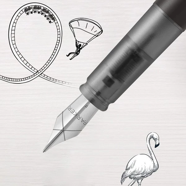 Promo 🌟 Stylo Plume - Noir - Parker - Vector XL - Pointe Fine - Rechargeable 😉 6 Promo 🌟 Stylo Plume - Noir - Parker - Vector XL - Pointe Fine - Rechargeable 😉 – Image 4