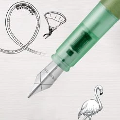 De gros 🔥 Stylo Plume - Vert - Parker - Vector XL - Pointe Fine - Rechargeable 😉 -Stylo Soldes unnamed file 583