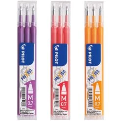 Offres ⌛ Recharge Stylo Effaçable Recharge Pour Pilot FriXion Ball - Plusieurs Coloris Disponibles - 3 Pcs 👍