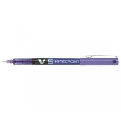 Remise 💯 Stylo Roller Gel Stylo Roller Hi-Tecpoint V5 Pointe Fine Violet Pilot 👍
